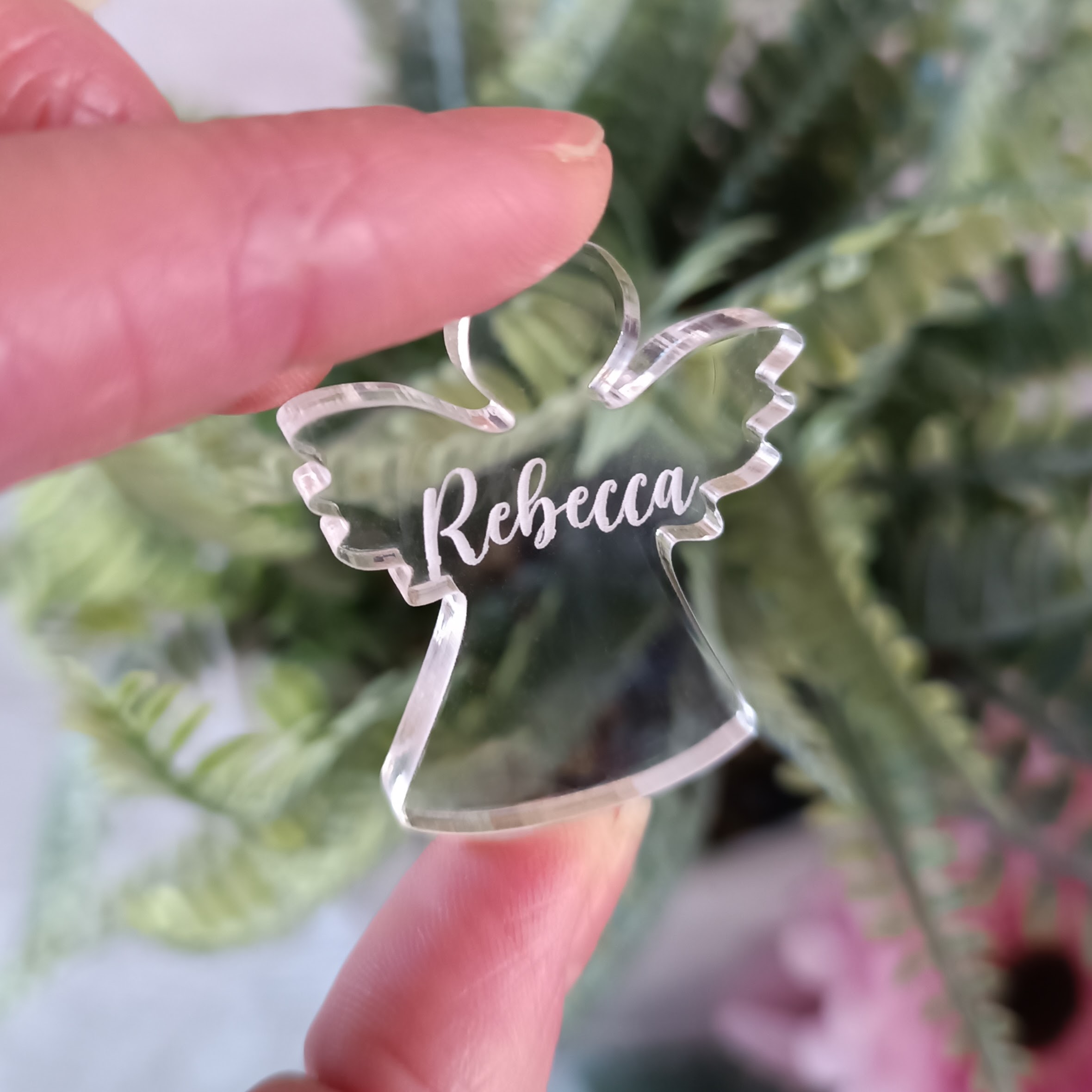 Angel Wooden Funeral Tokens - Image 9
