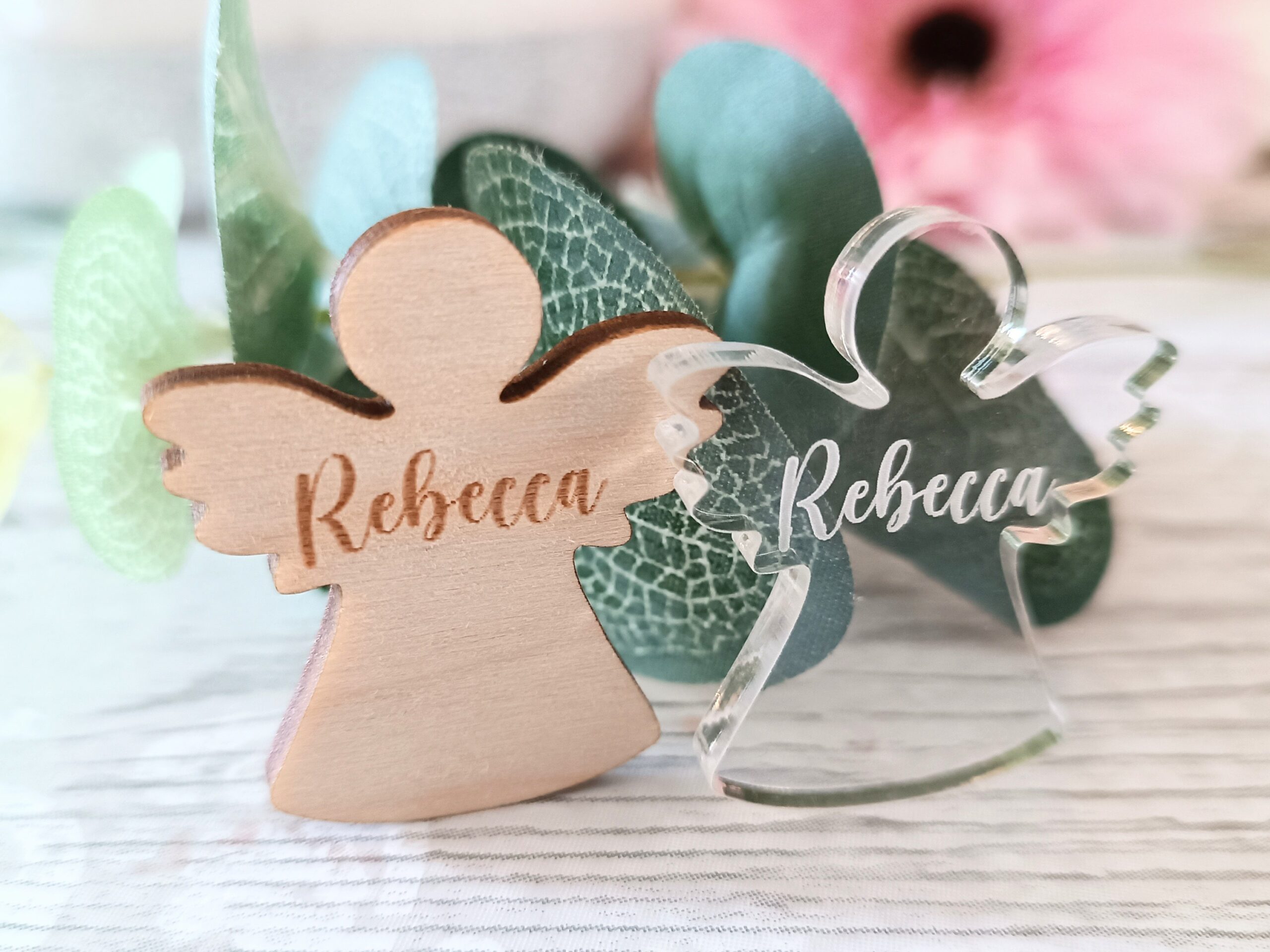 Angel Wooden Funeral Tokens - Image 10