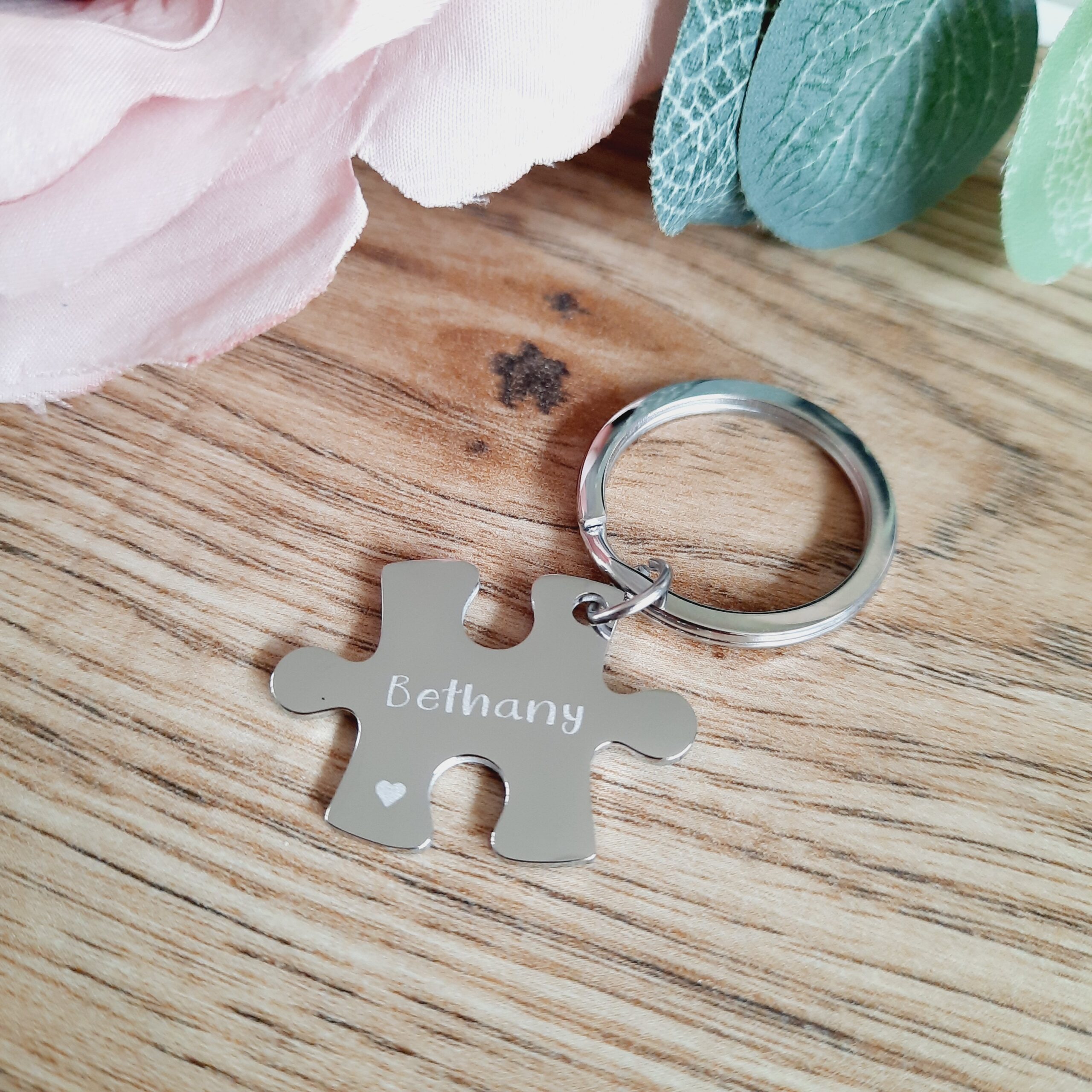 Jigsaw Piece Keyring
