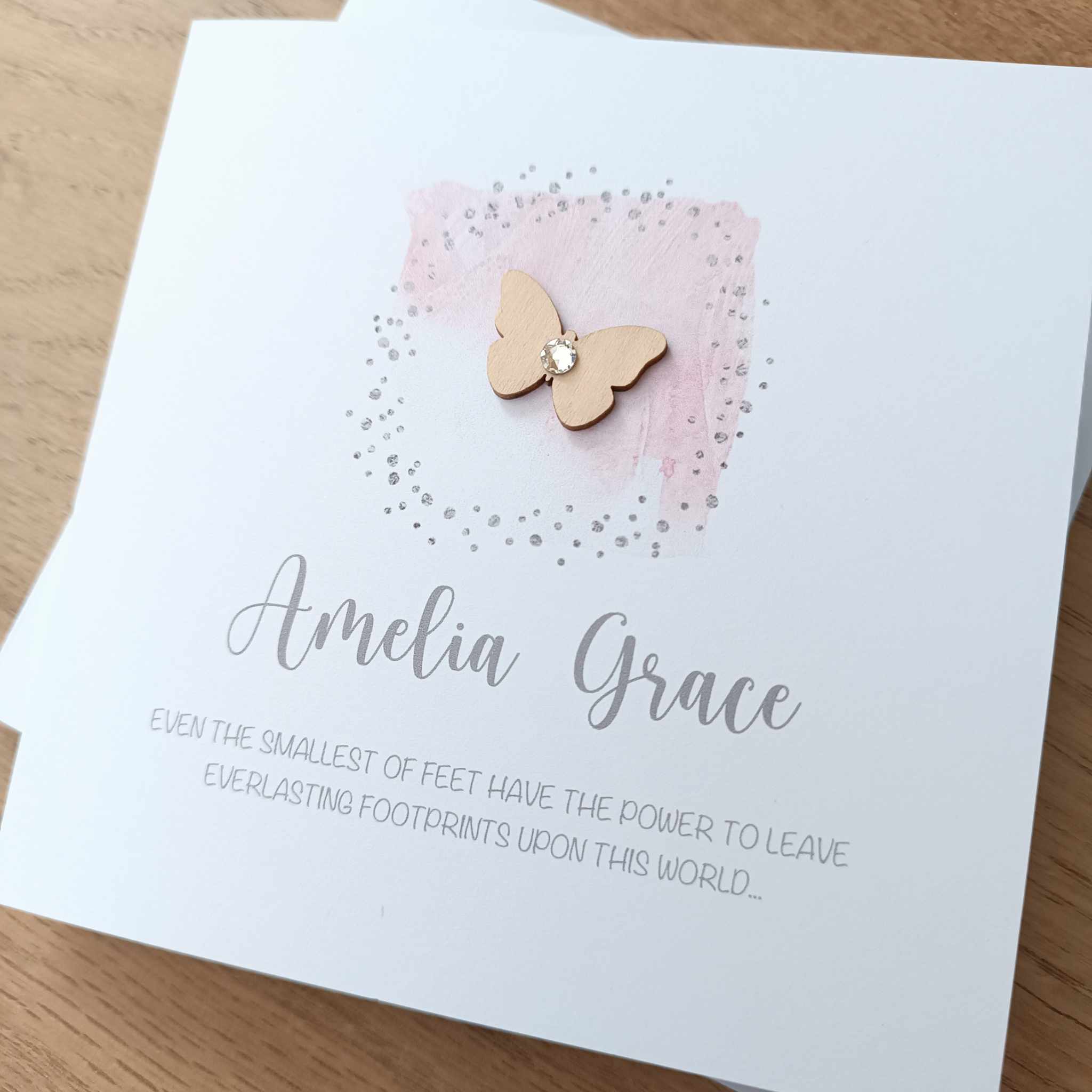 Butterfly Personalised Card